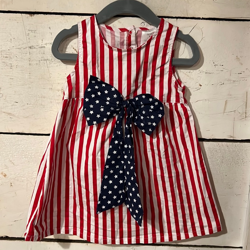 Toddler girls 4th of July dress